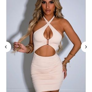 Babyboo Annetta mini dress - nude